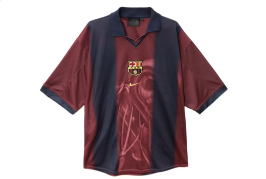 Travis Scott x Nike x FC Barcelona Retro 2000/01 Home Skeleton Jersey