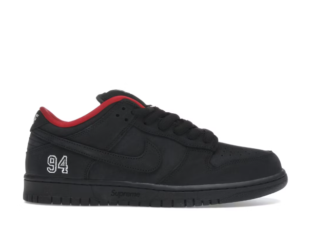 Nike SB Dunk Low Supreme 94 Black