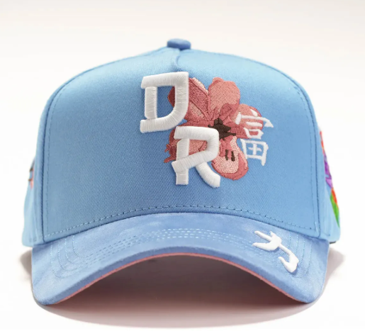 Dreamer Hats Kanji Blue Visor Suede