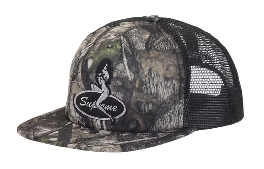 Supreme Pinup Mesh Back 5-Panel Brown Camo
