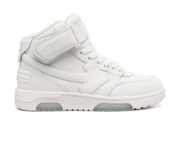 Off-White Out Of Office Mid Top Leather White White