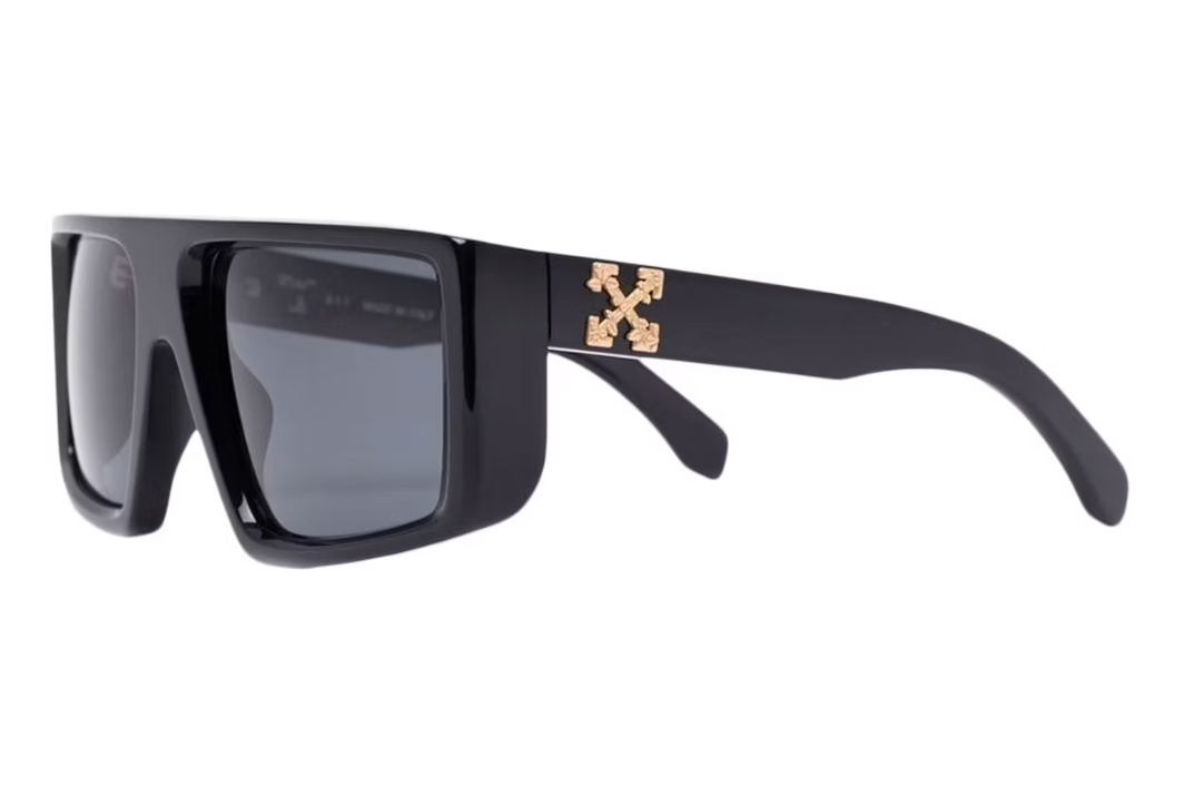 OFF-WHITE Alps Oversize Sunglasses Black/Black Tint