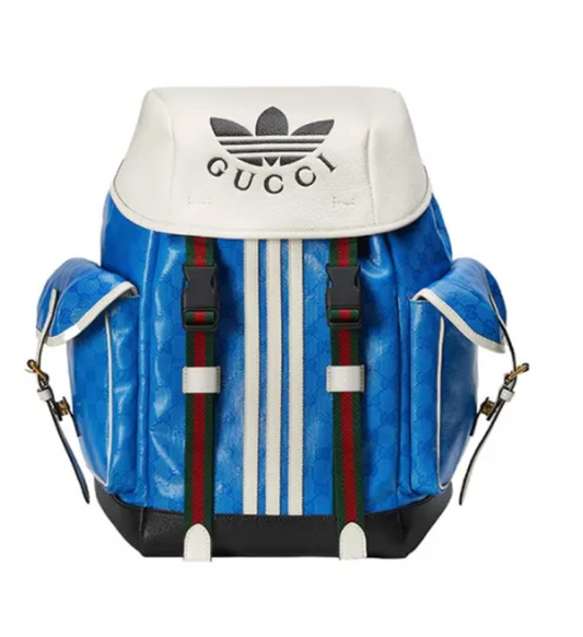 Gucci x Adidas Backpack Blue