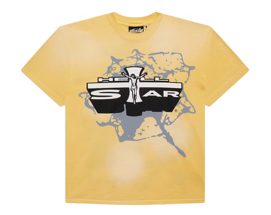Hellstar Jesus T-Shirt Yellow