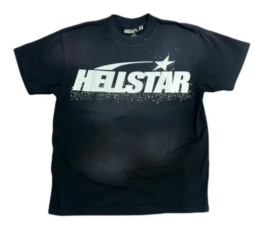 Hellstar Classic Rhinestone Logo T-shirt  White