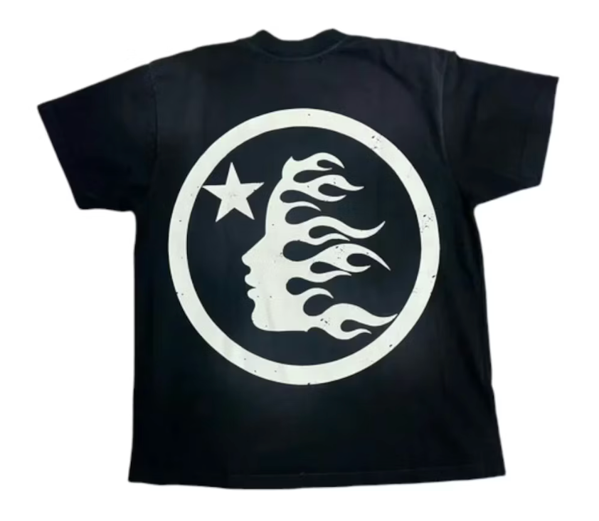 Hellstar Classic Rhinestone Logo T-shirt  White