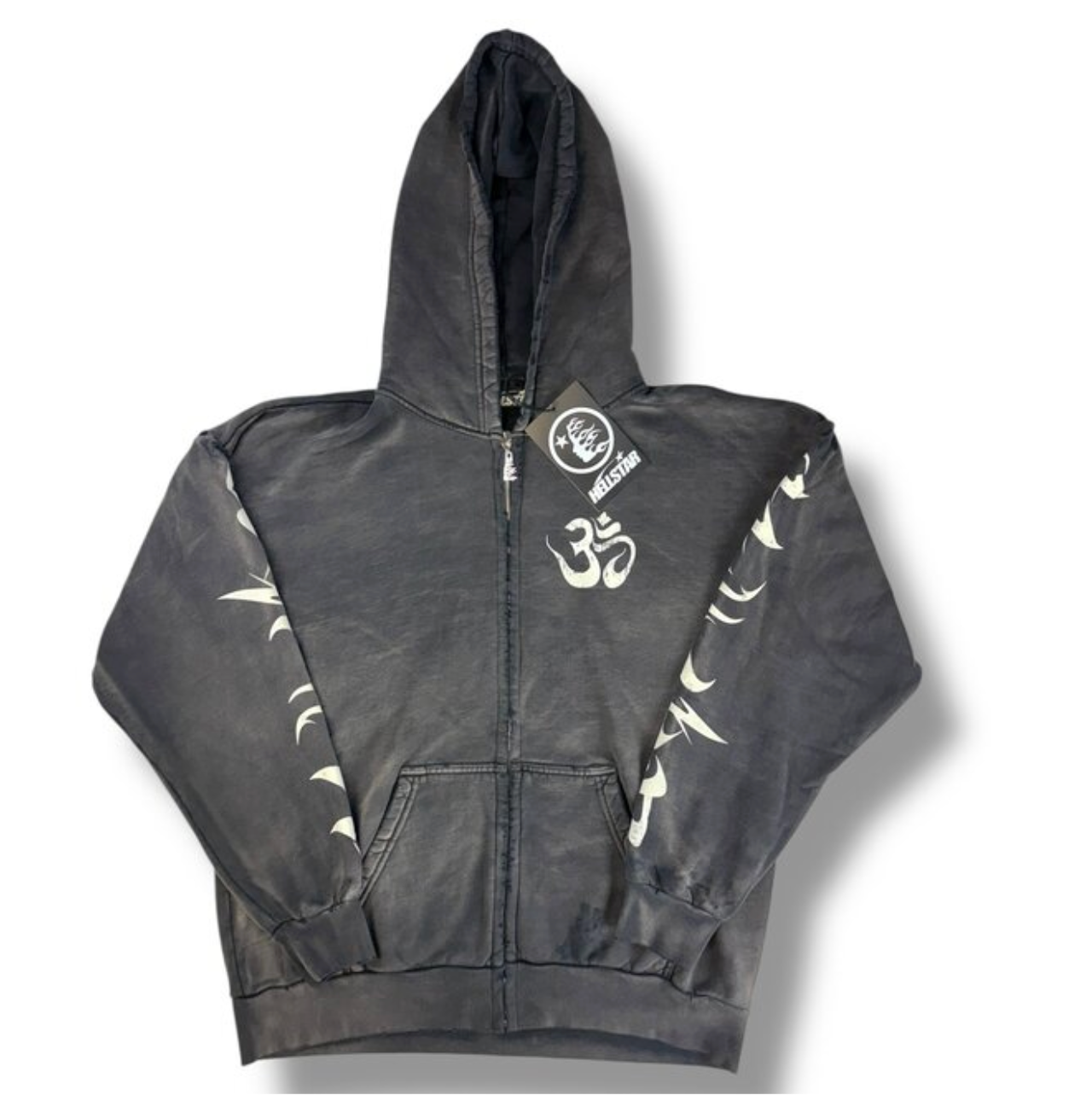 Hellstar OHM ZipUp Hoodie Black