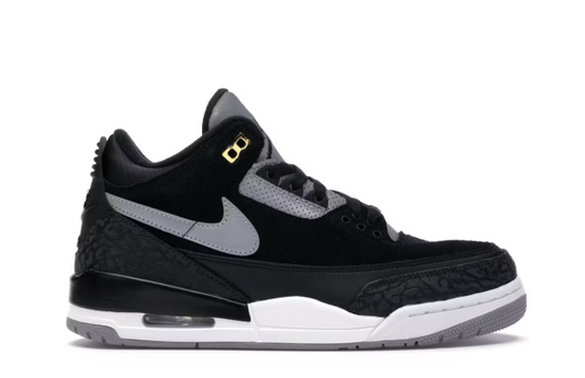 Jordan 3 Retro Tinker Black Cement Gold (Pre Owned) (No Box)
