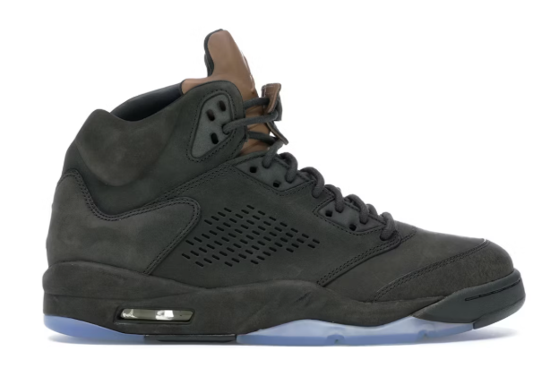 Jordan 5 Retro Premium Take FlightMilitary green spitfire (Pre Owned) (No Box)