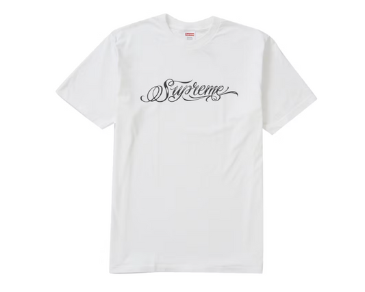 Supreme Script Tee White