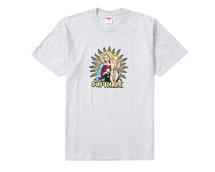 Supreme Blood Tee Ash Grey