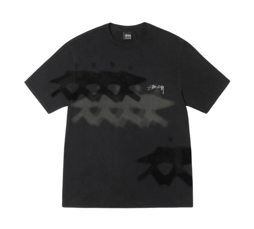 Stussy Low Tide Tee Pigment Dyed Black