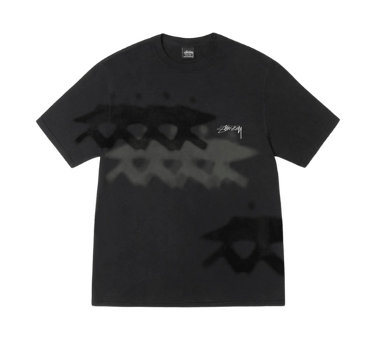 Stussy Low Tide Tee Pigment Dyed Black
