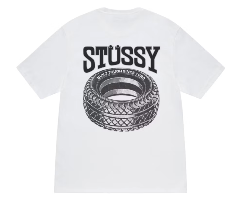 Stussy Tough Tread Tee White