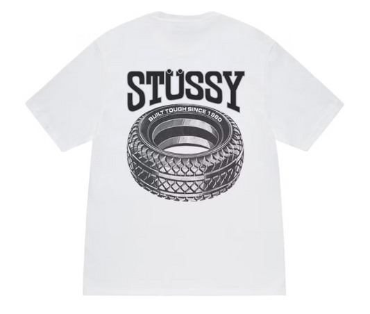 Stussy Tough Tread Tee White