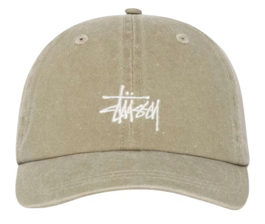 Stussy Basic Washed Cap Faded Tan