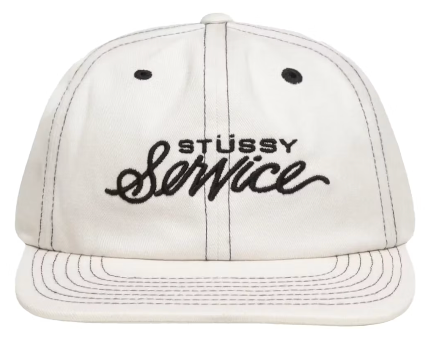 Stussy Mid Depth Service Strapback Natural