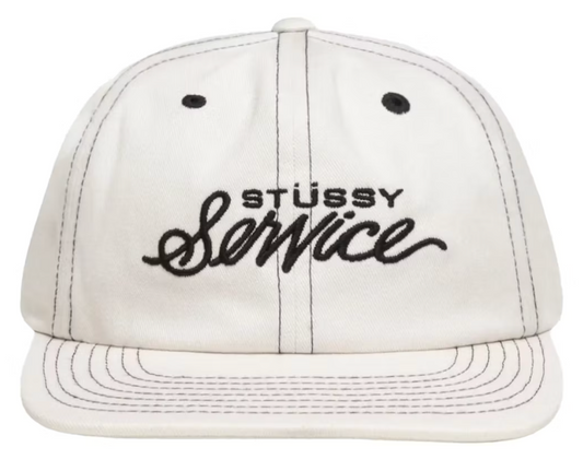 Stussy Mid Depth Service Strapback Natural