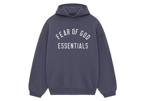Fear of God Essentials Fleece Hoodie Marine