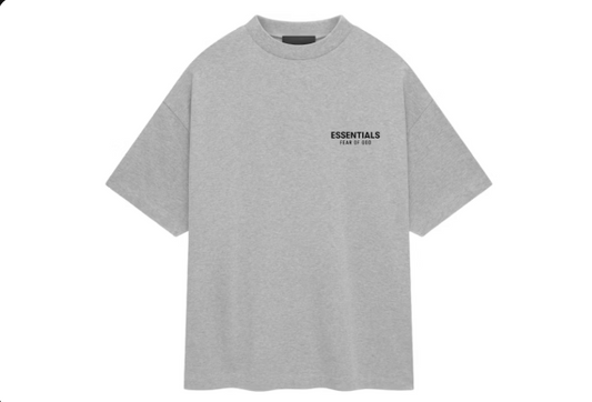 Fear of God Essentials Jersey Crewneck T-Shirt Light Heather Gray