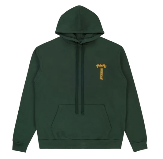 Chrome Hearts Green Hoodie Green/Orange