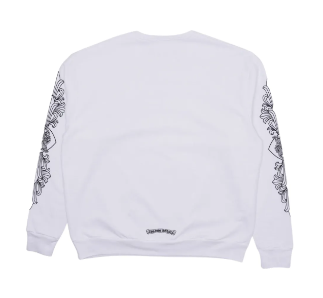 Chrome Hearts Love You Crewneck Sweatshirt White