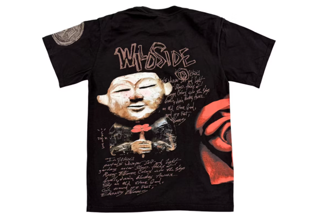 Travis Scott x Yohji Yamamoto Wildside Tee Black