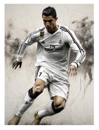 Frame Cristiano Ronaldo by Isaac Navarrete