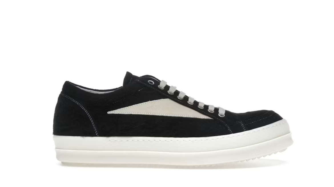 Rick Owens Vintage Sneaks Black Milk (PRE-OWNED)
