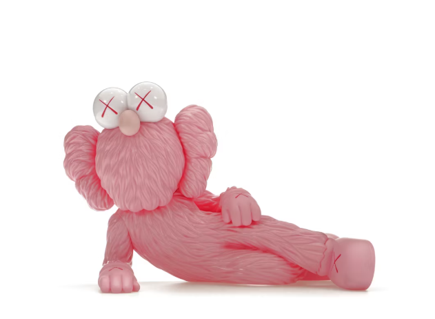 KAWS TIME OFF Vinyl Figure Pink