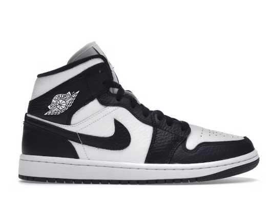 Jordan 1 mid split black white (W)