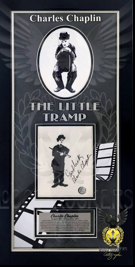 Cuadro Autografiado "Charles Chaplin"