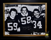 Cuadro Autografiado "Jack Lambert, Jack Ham & Andy Russell"