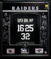 Raiders SB MVP (Fred Biletnikoff, Jim Plunkett & Marcus Allen)