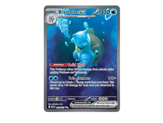 Blastoise ex #200 Pokemon Scarlet & Violet 151