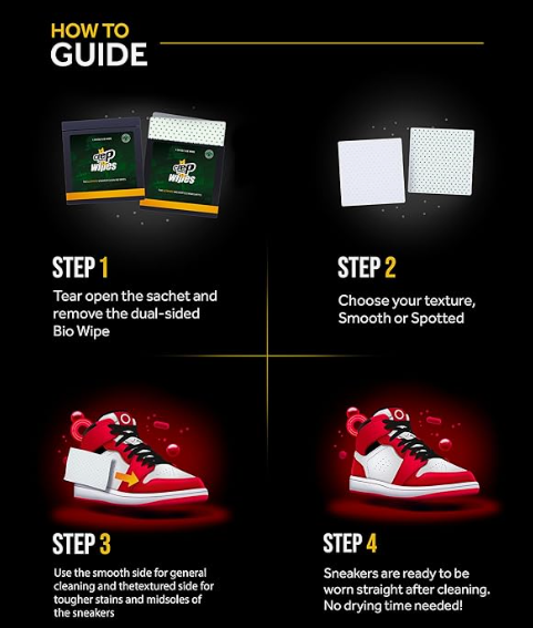 Crep Protect- Biodegradable Wipes (12 sachets)