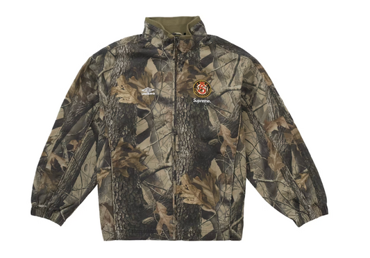 Supreme Umbro Cotton Ripstop Track Jacket (SS26) Realtree Hardwoods Camo