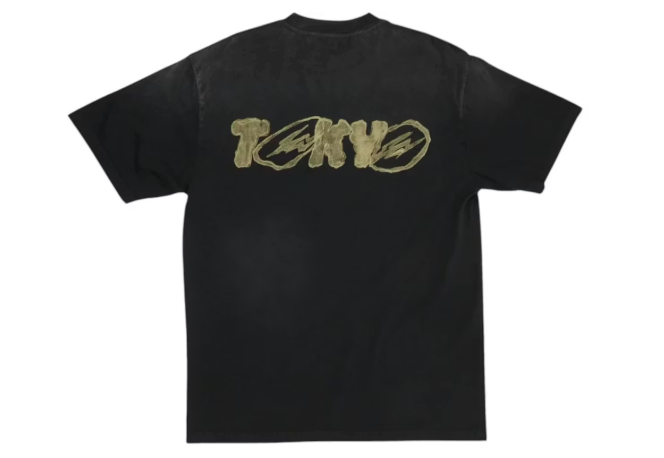Travis Scott Cactus Jack x Fragment x Takashi Murakami Tokyo Jack Tee Black