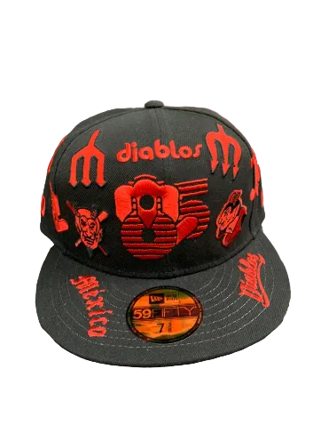 Gorra New Era Diablos Rojos De México All Over Logo