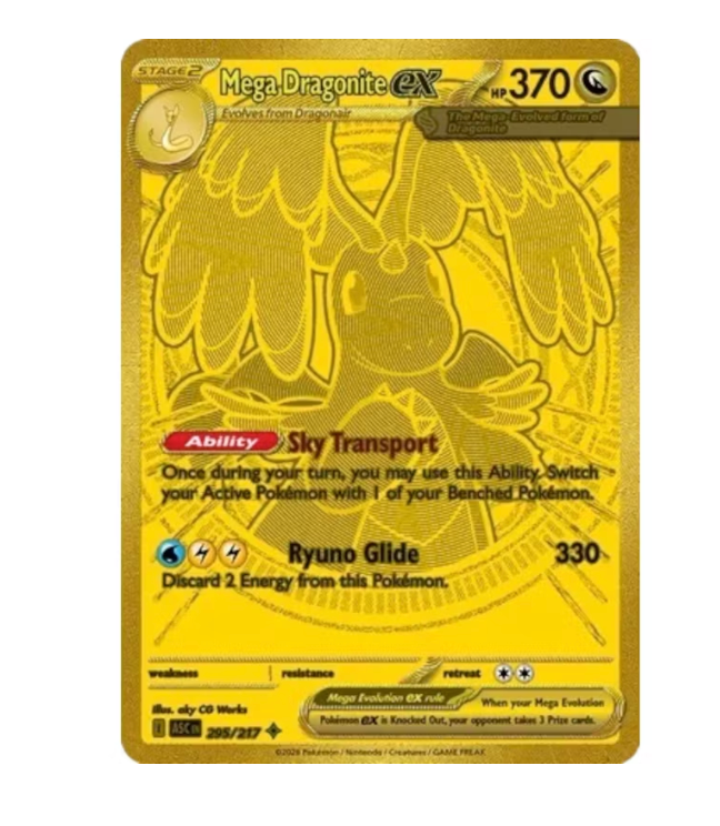 Mega Dragonite ex #295 Pokemon Ascended Héroes