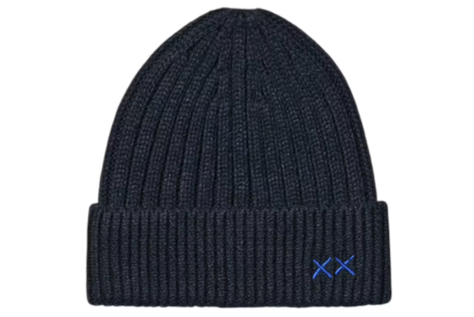 Uniqlo x KAWS Heat Tech Beanie Navy