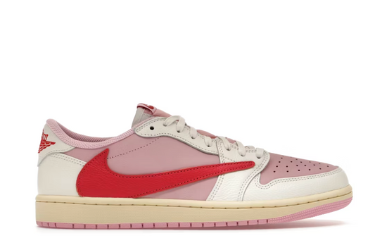 Jordan 1 Retro Low OG SP Travis Scott Sail Tropical Pink