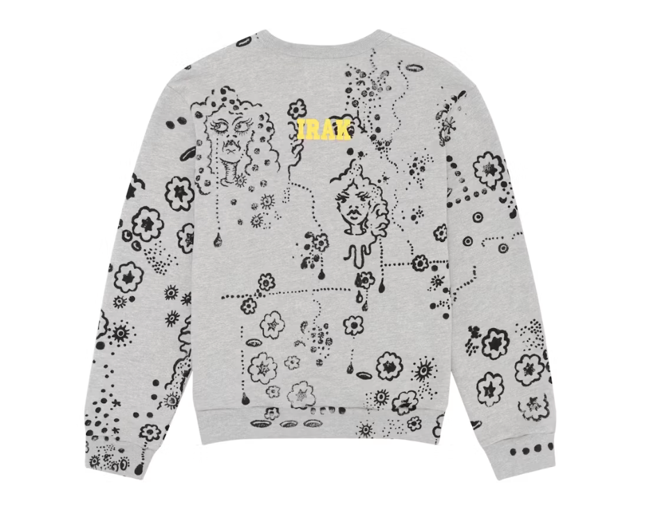 Denim Tears Irak Tears Crewneck Sweatshirt Grey