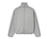 Fear of God Essentials Modern Piping Track Jacket Concrete Heather/Black