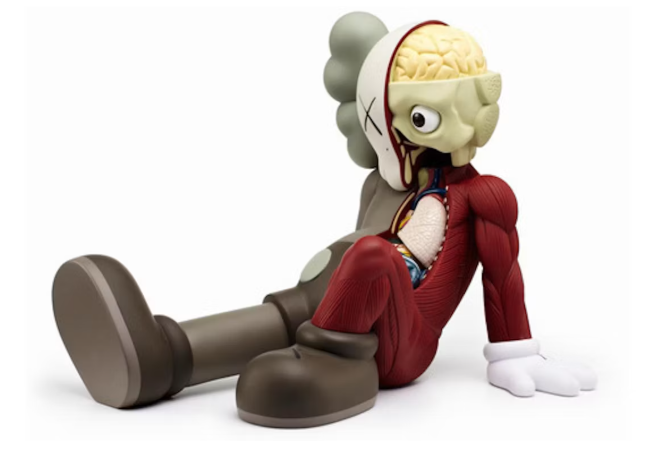 KAWS Resting Place Vinyl Figure Brown