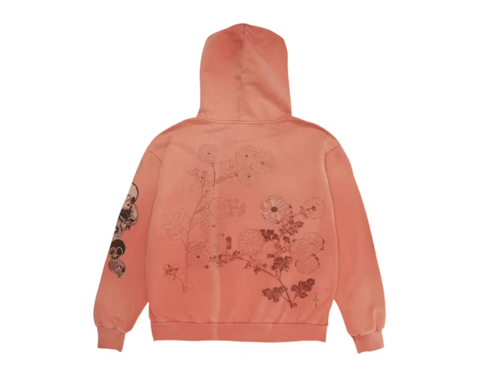 Travis Scott Cactus Jack x Takashi Murakami The Path Hoodie Orange