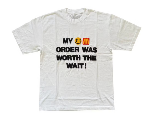 Cactus Plant Flea Market x McDonald’s Worth The Wait Tee White