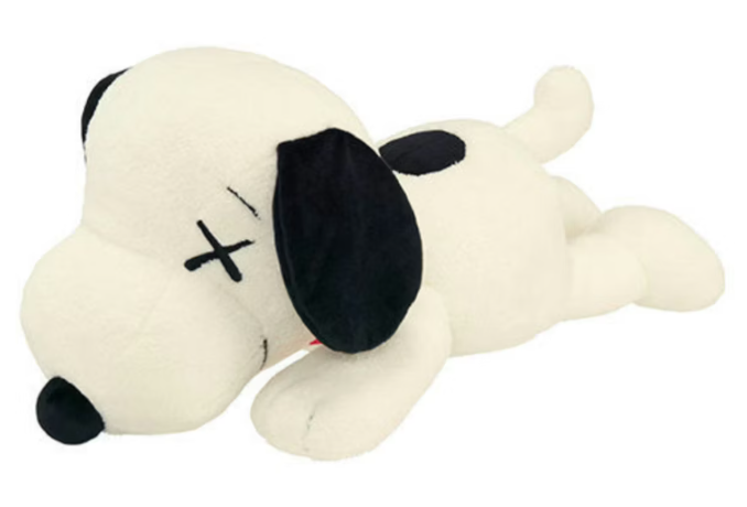 KAWS x Uniqlo x Peanuts Snoopy Plush (Medium) White