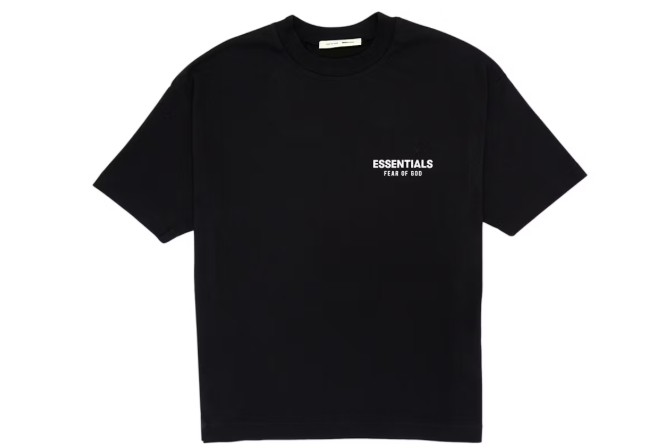 Fear of God Essentials Classic Short Sleeve Tee Jet Black