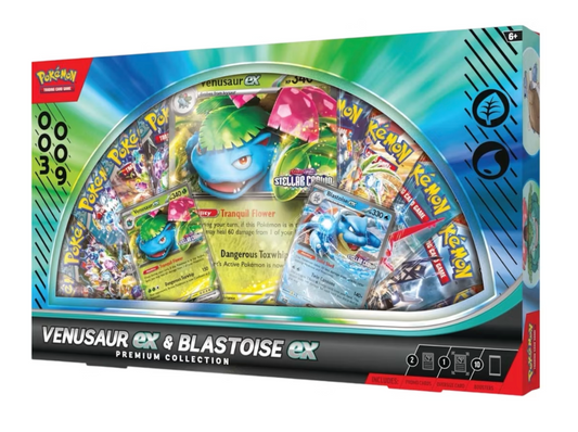 Pokémon TCG: Venusaur ex & Blastoise ex Premium Collection